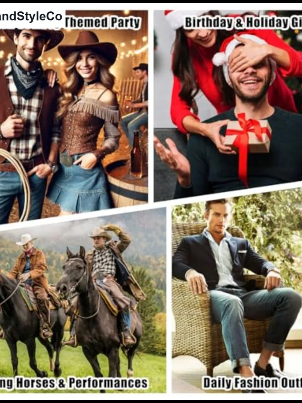 Deer Western Cowboy Belt Buckle Zinc Alloy Men Women Boys Accessory